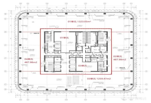 浦东前滩太古里2600平办公室报建